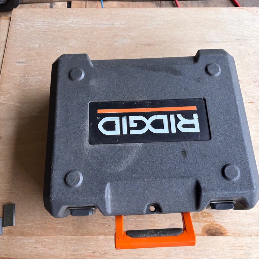 Ridgid R2400 Laminate Trimmer Corded Router with Case and Accessories